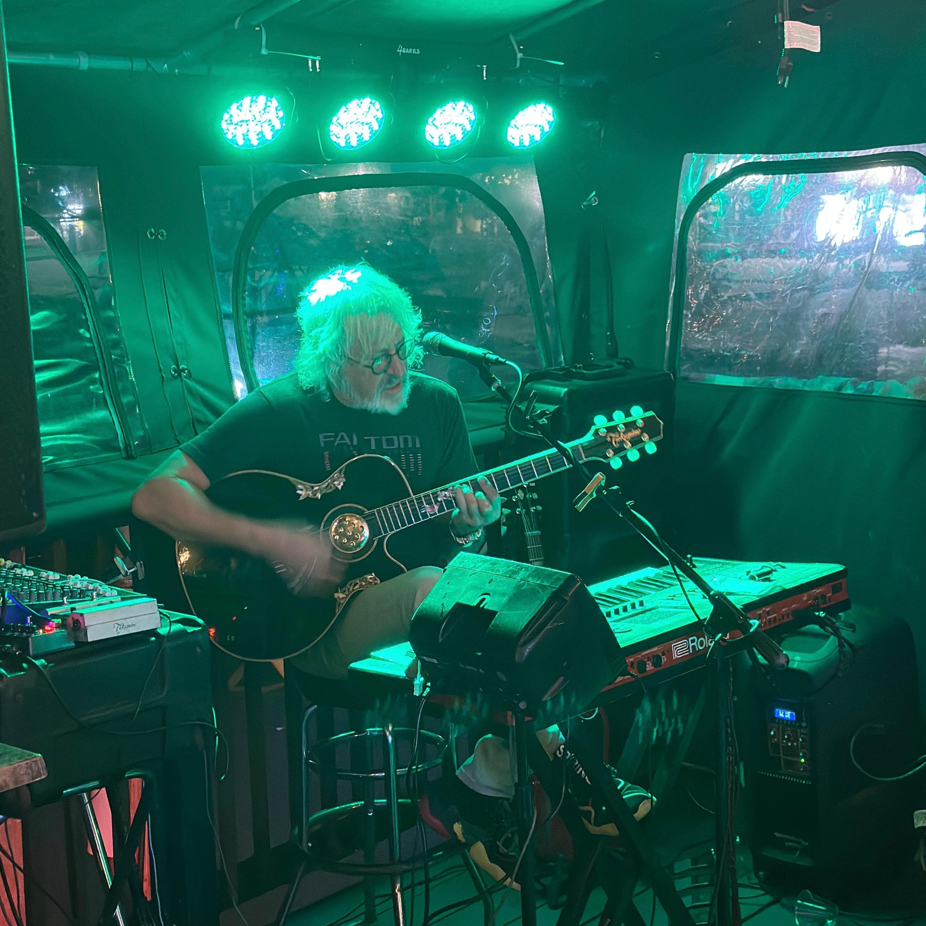 A live band performing at Duffy's Tavern